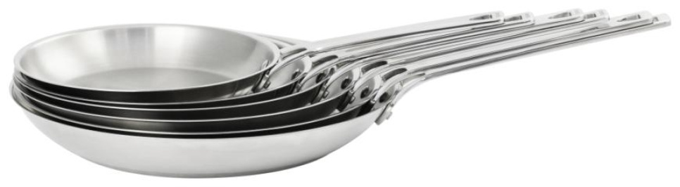 Frying pan in stainless steel, 1826 - Cristel in the group Cooking / Frying pan / Frying pans at KitchenLab (1155-28697)