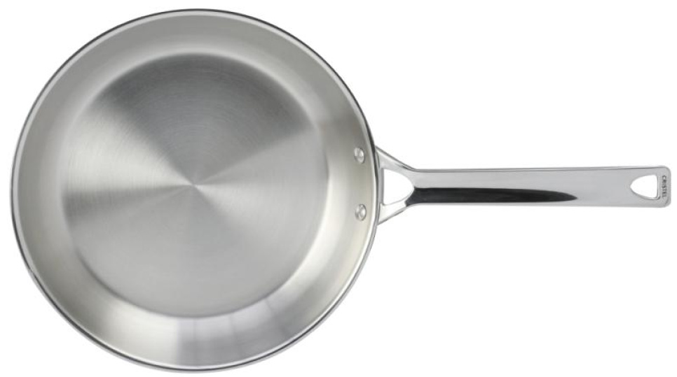 Frying pan in stainless steel, 1826 - Cristel