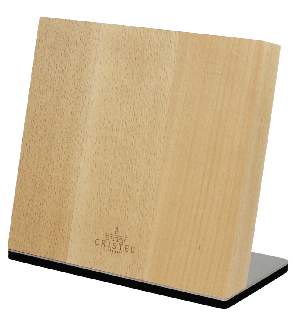 Magnetic knife stand in beech - Cristel in the group Cooking / Kitchen knives / Knife storage / Knife rack at KitchenLab (1155-30885)