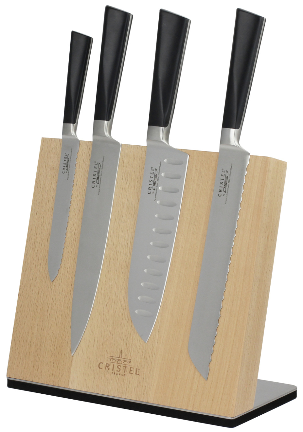 Magnetic knife stand in beech - Cristel