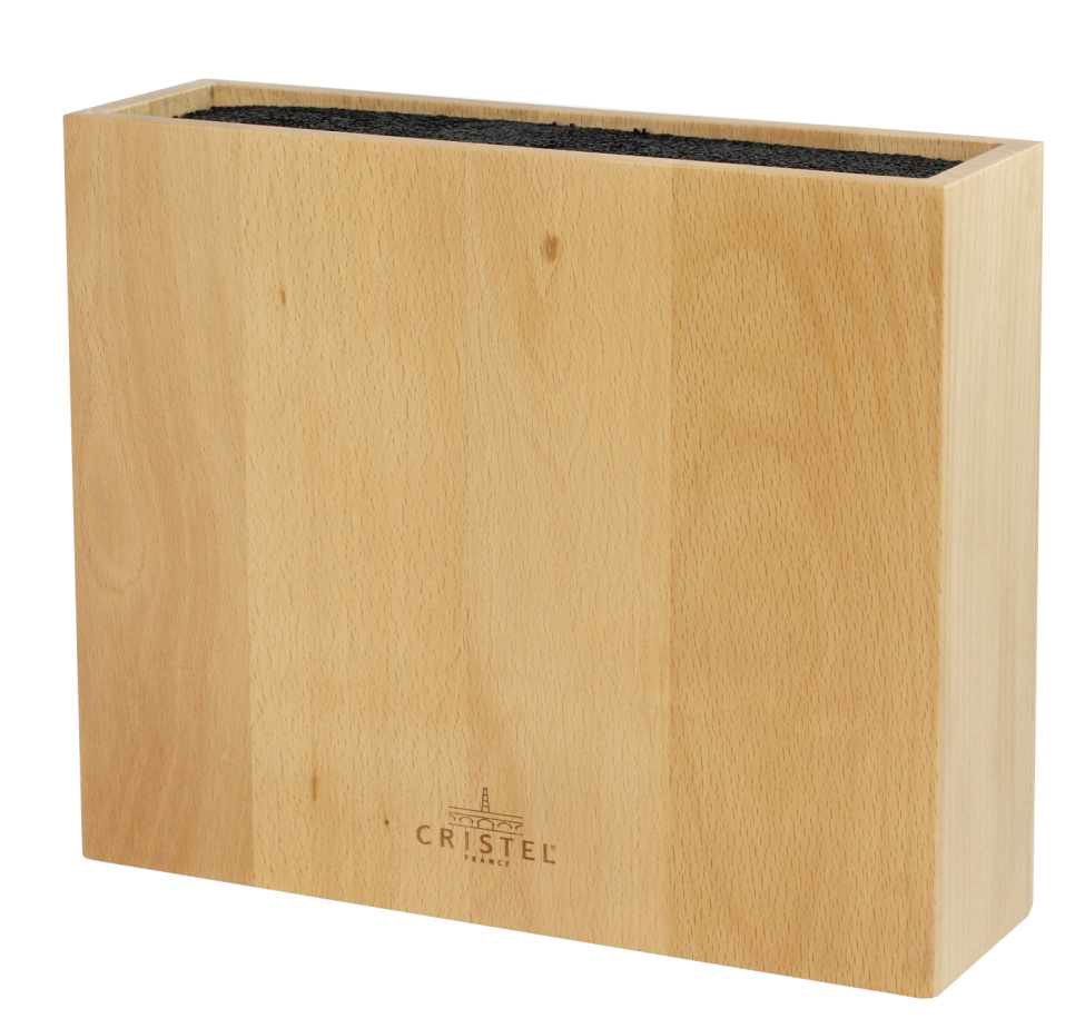 Rectangular knife block for 10 knives - Cristel in the group Cooking / Kitchen knives / Knife storage / Knife block at KitchenLab (1155-30887)