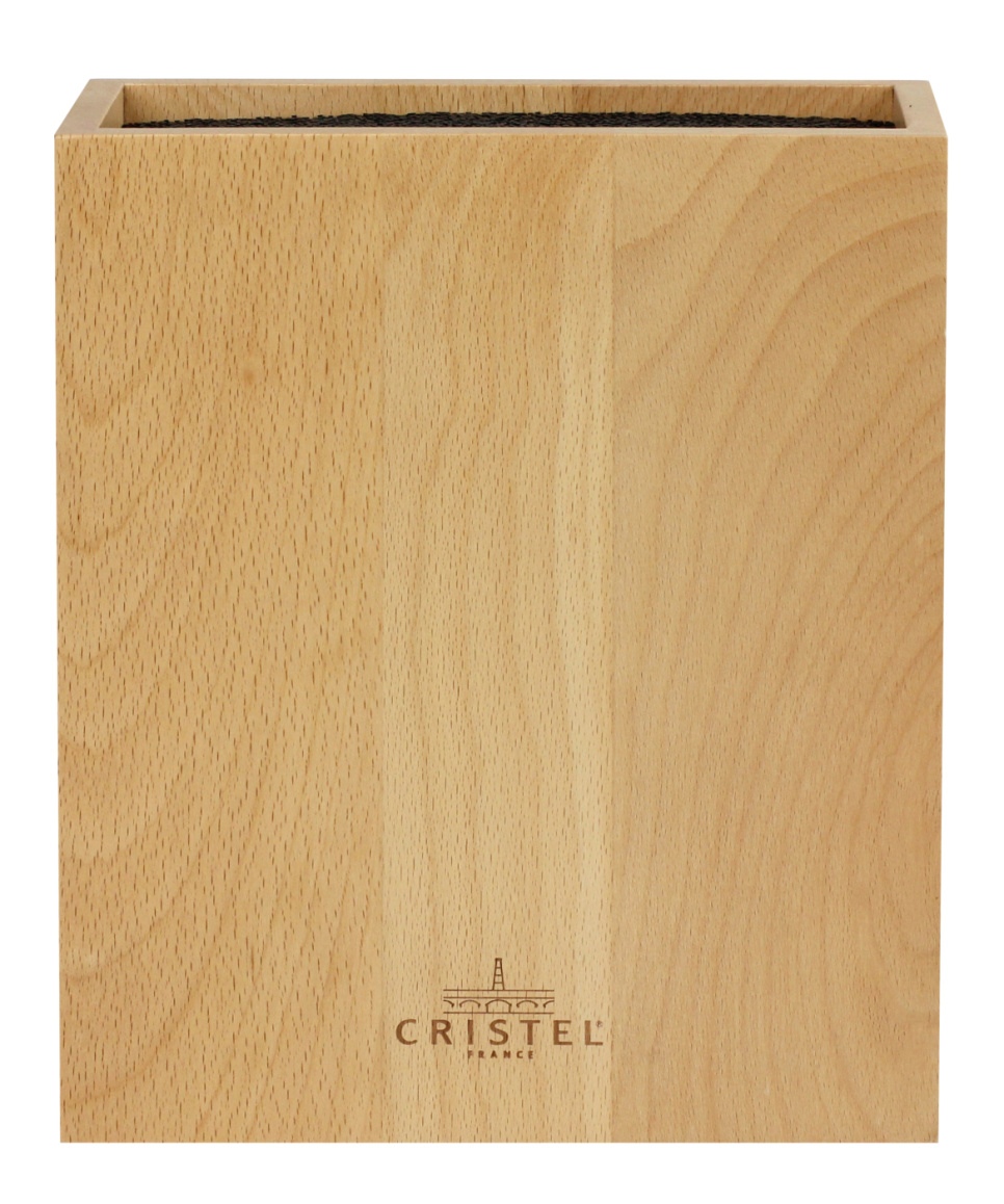 Rectangular knife block for 8 knives - Cristel