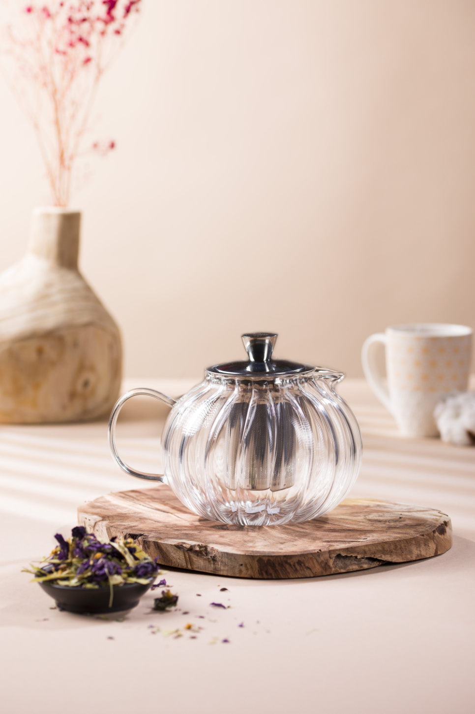 Glass teapot, Gyokuro - Cristel