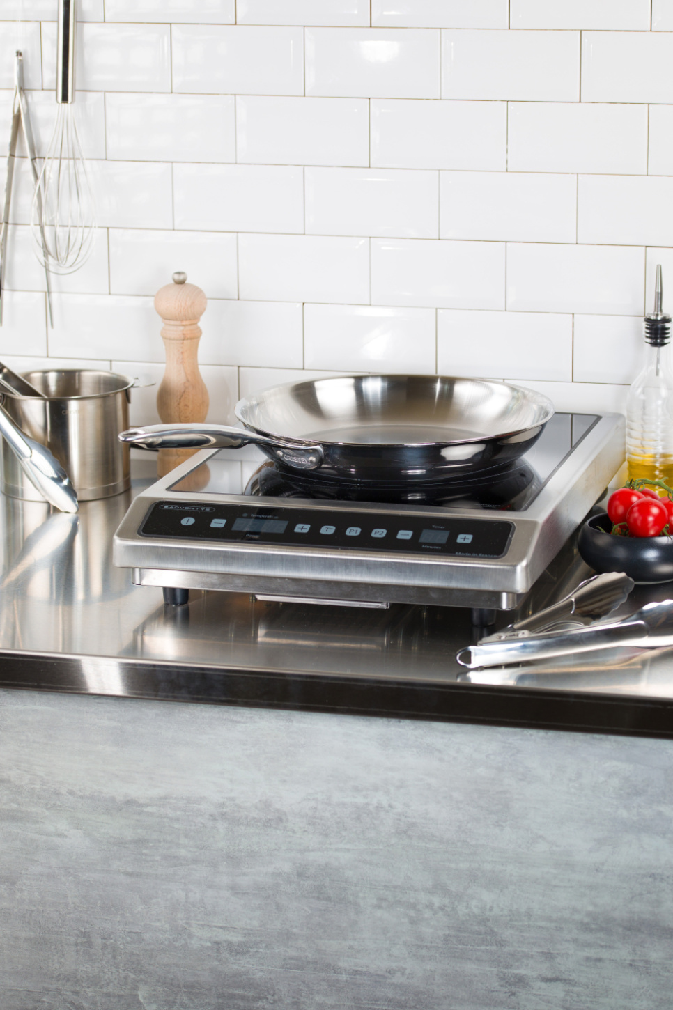 Stainless steel frying pan Precision model, CastelPro - Cristel