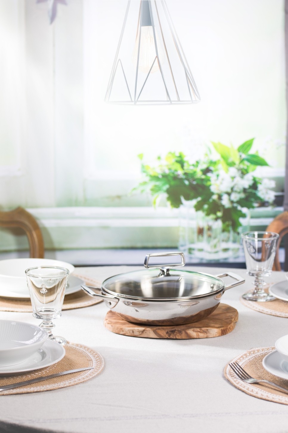 Frying pan / Serving pan, CastelPro - Cristel