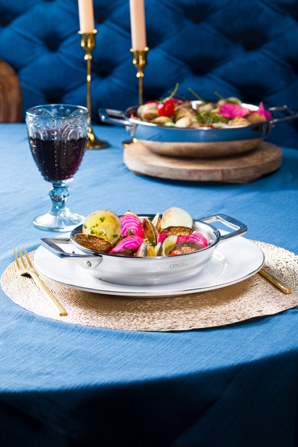 Frying pan / Serving pan, CastelPro - Cristel