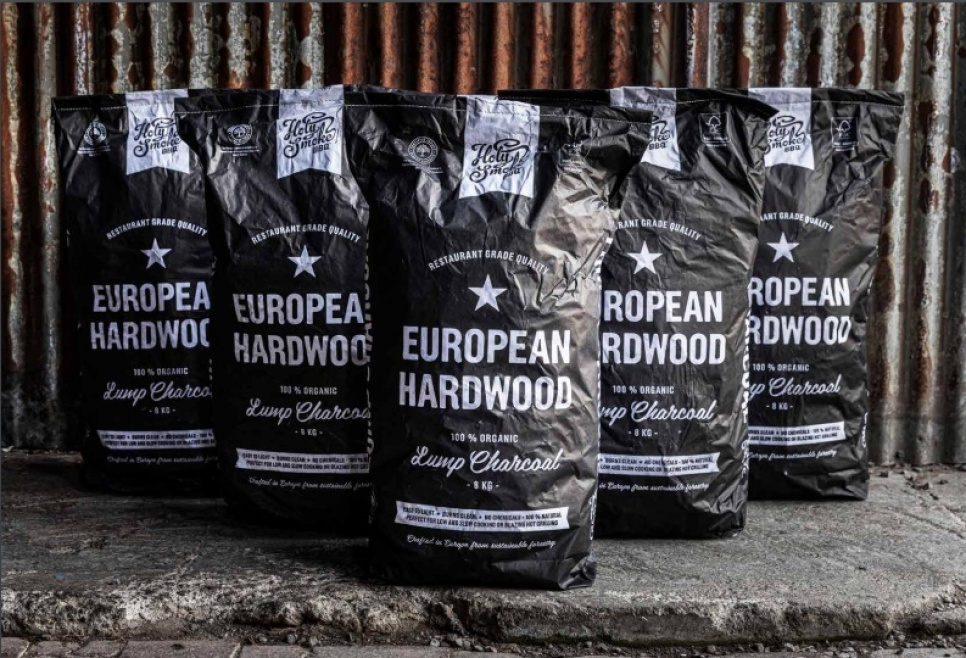 Barbecue charcoal, Lump Charcoal, 8 kg - Holy Smoke BBQ