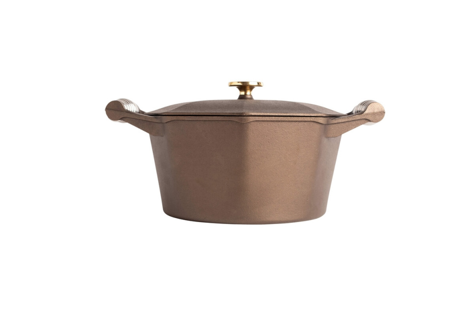 Gusseisen -Eintopf mit Deckel, Niederländisch Oveen 5qt, 4,7l - Finex