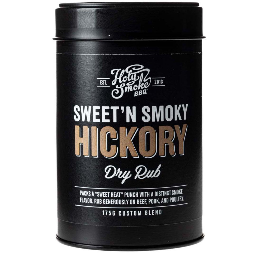 Smokey Hickory, Dry Rub, 175g - Holy Smoke BBQ in the group Cooking / Spices & Flavourings / Spices at KitchenLab (1282-28158)