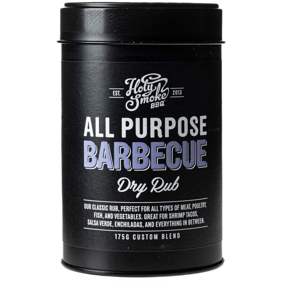 All Purpose Barbecue, Dry Rub, 175g - Holy Smoke BBQ in the group Cooking / Spices & Flavourings / Spices at KitchenLab (1282-28159)