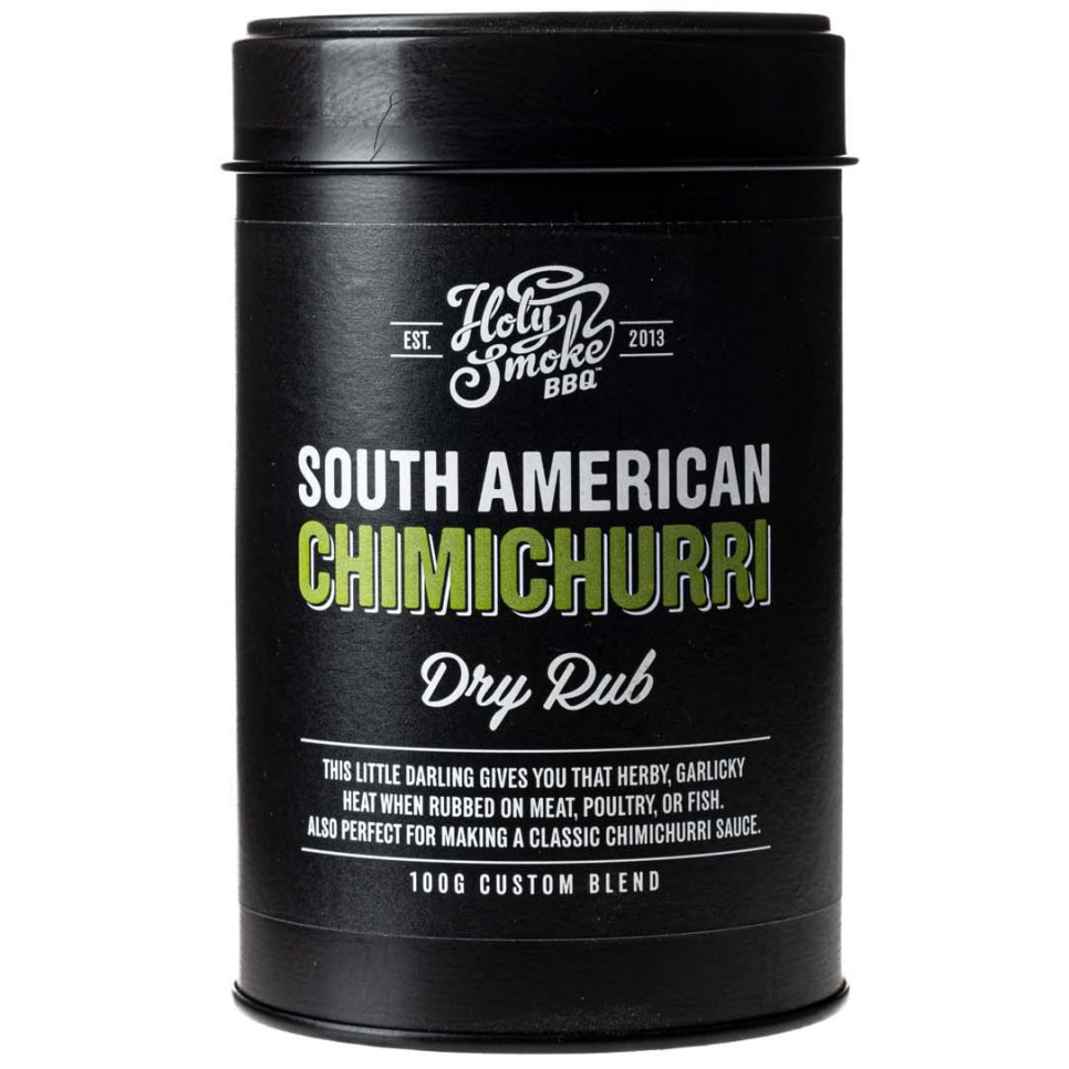 Chimichurri, Dry Rub, 100g - Holy Smoke BBQ in the group Cooking / Spices & Flavourings / Spices at KitchenLab (1282-28160)
