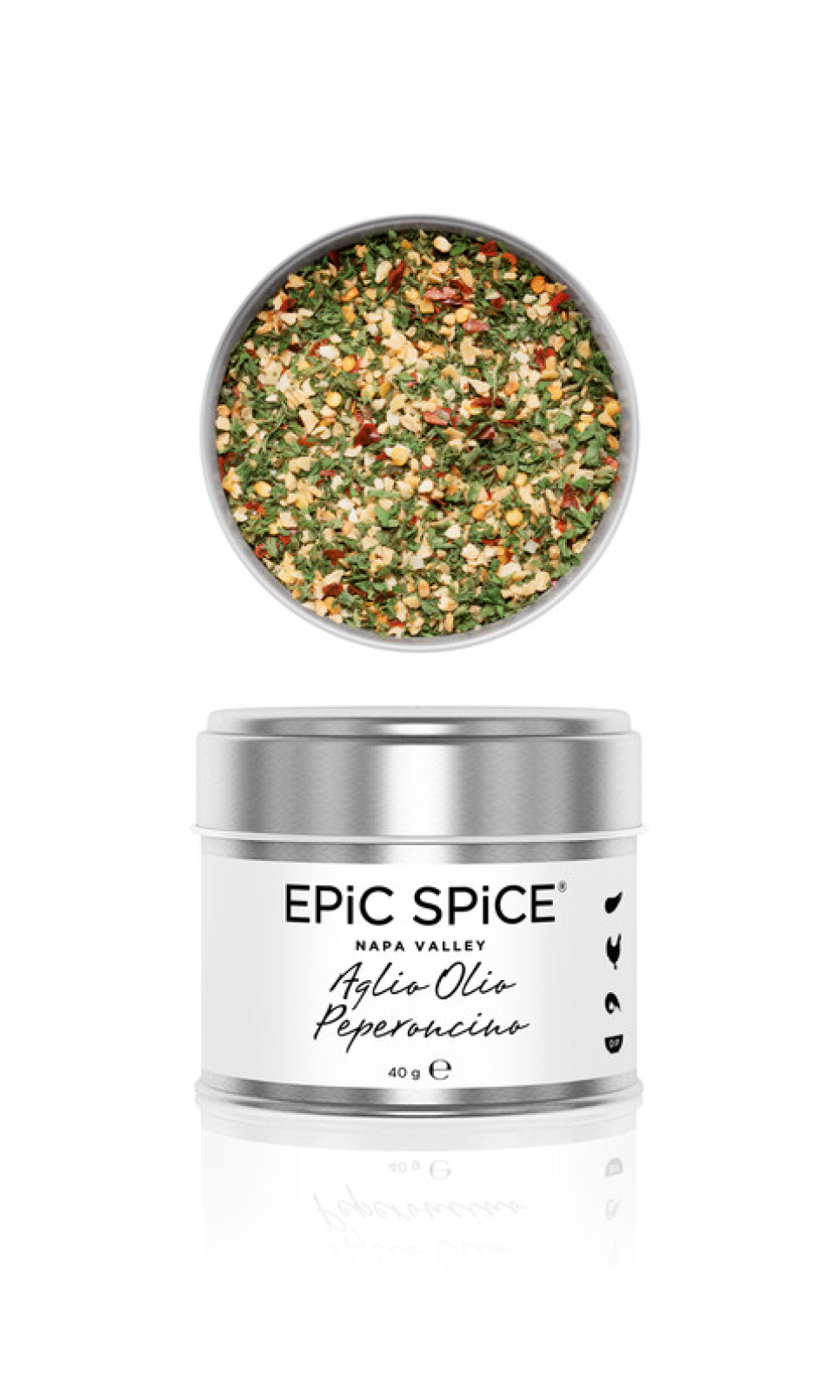 Aglio Olio Peperoncino, mélange d\'épices, 60g - Epic Spice dans le groupe Cuisine / Épices et Arômes / Épices l\'adresse The Kitchen Lab (1282-28173)