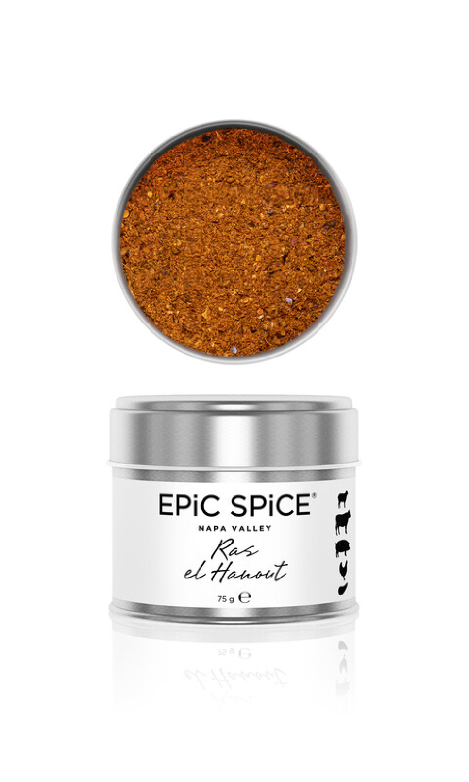 Ras el Hanout, mélange d\'épices, 75g - Epic Spice dans le groupe Cuisine / Épices et Arômes / Épices l\'adresse The Kitchen Lab (1282-28176)