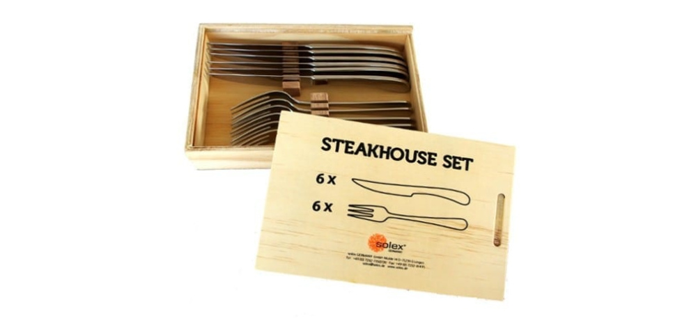 Steakhouse Cutlery set Julia, 12 pieces in the group Table setting / Cutlery / The cutlery at KitchenLab (1284-12784)