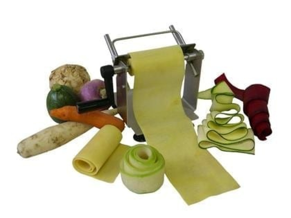 Wide vegetable turner in stainless steel - Tellier in the group Cooking / Grating, Spiralizing & Slicing / Vegetable spinner at KitchenLab (1284-14535)