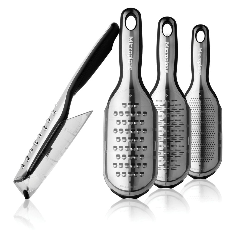 Grater with measuring cup - Microplane Elite in the group Cooking / Grating, Spiralizing & Slicing / Graters at KitchenLab (1316-18281)
