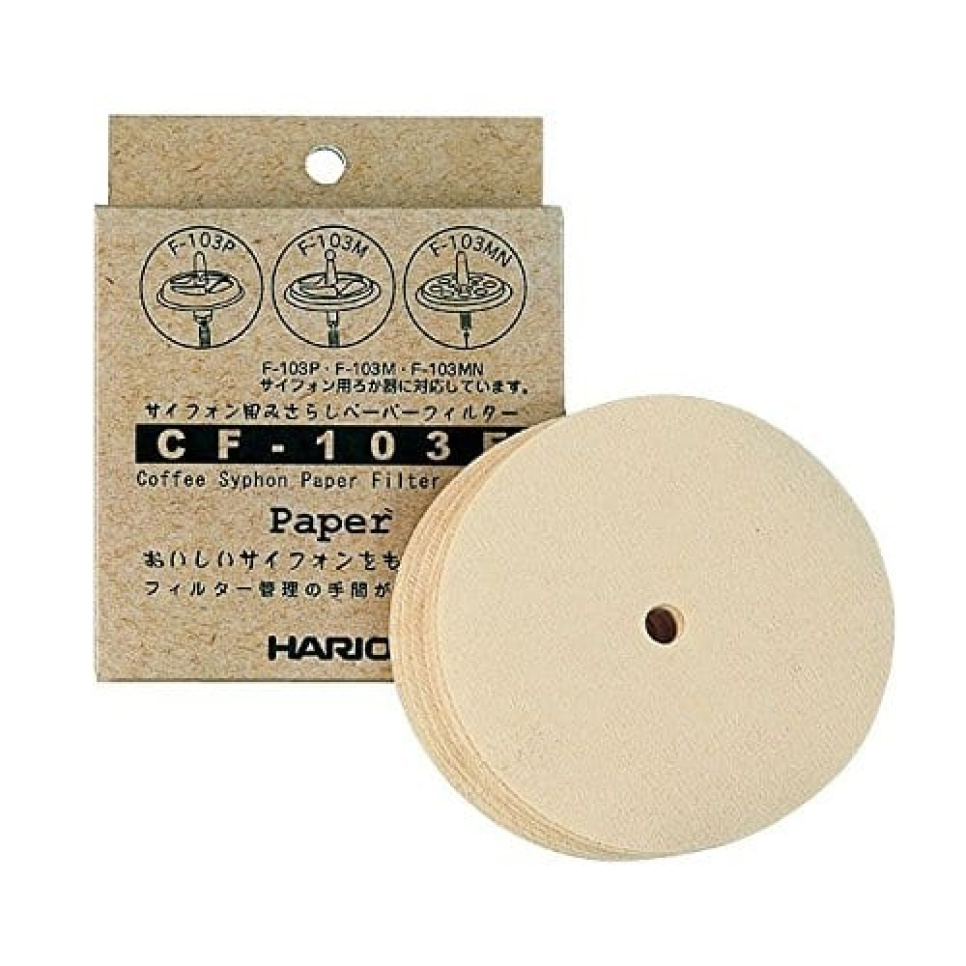 Filtre papier pour siphon - Hario dans le groupe Thé et café / Accessoires pour le café / Filtre à café l\'adresse The Kitchen Lab (1317-20148)