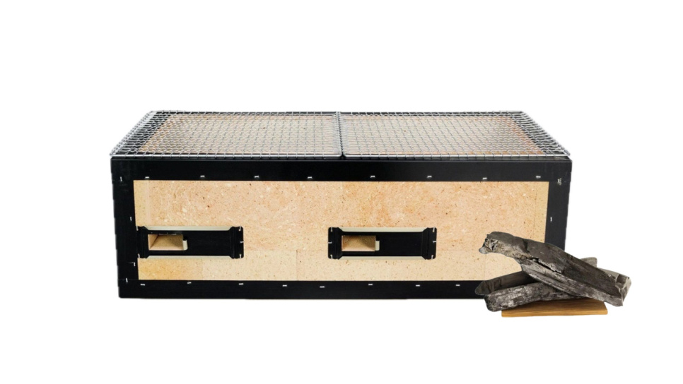 Konro Professional Large + Kishu-Binchōtan in the group Barbecues, Stoves & Ovens / Barbecues / Charcoal barbecues at KitchenLab (1317-31873)