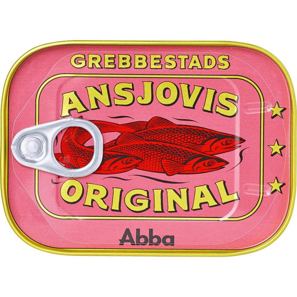 Grebbestads Ansjovis Original, 125 g in the group Cooking / Colonial at KitchenLab (1317-33406)