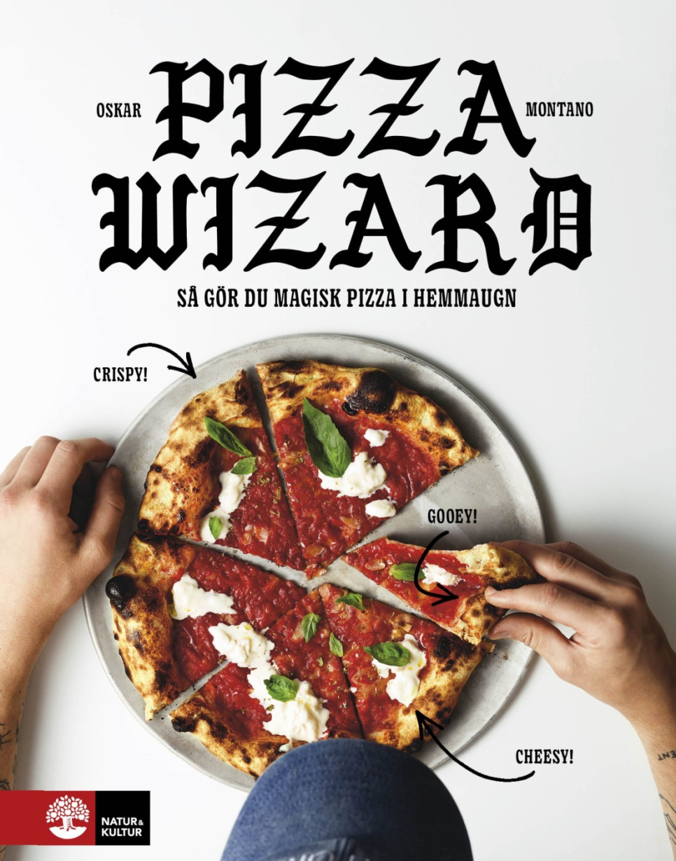 Pizza wizard: Så gör du magisk pizza i hemmaugn av Oskar Montano in the group Cooking / Cookbooks / National & regional cuisines / Europe at KitchenLab (1355-25569)