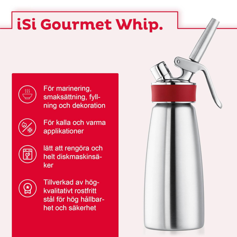 Cream siphon / Food siphon Gourmet Whip - iSi