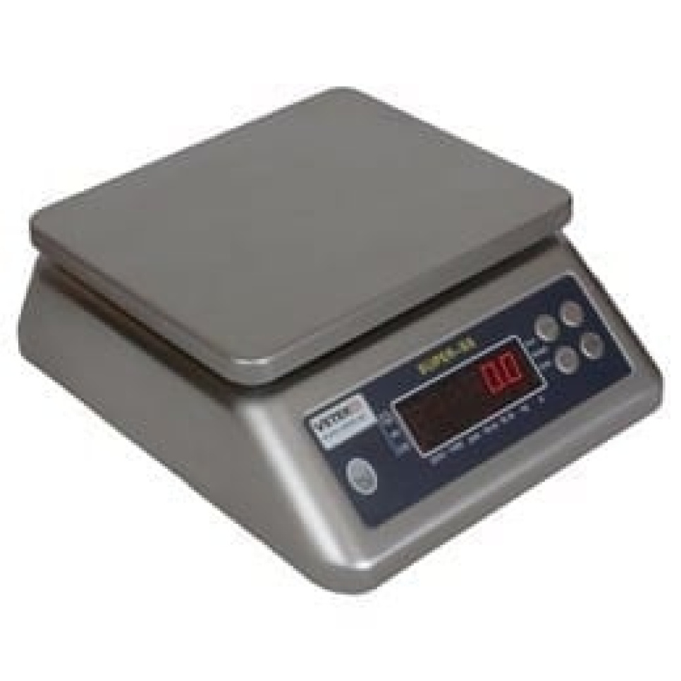 Stainless steel scale for weights up to 30 kg in the group Cooking / Gauges & Measures / Kitchen scales at KitchenLab (1380-16122)