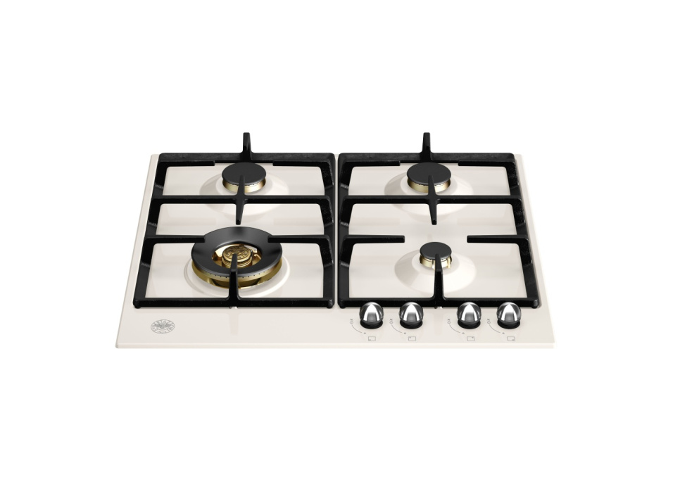 Ivory white gas hob, 60 cm, Heritage - Bertazzoni in the group Barbecues, Stoves & Ovens / Stoves / Gas & induction hobs at KitchenLab (1403-20775)