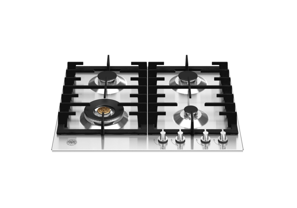 Stainless gas hob, 60 cm, Modern - Bertazzoni in the group Barbecues, Stoves & Ovens / Stoves / Gas & induction hobs at KitchenLab (1403-20779)