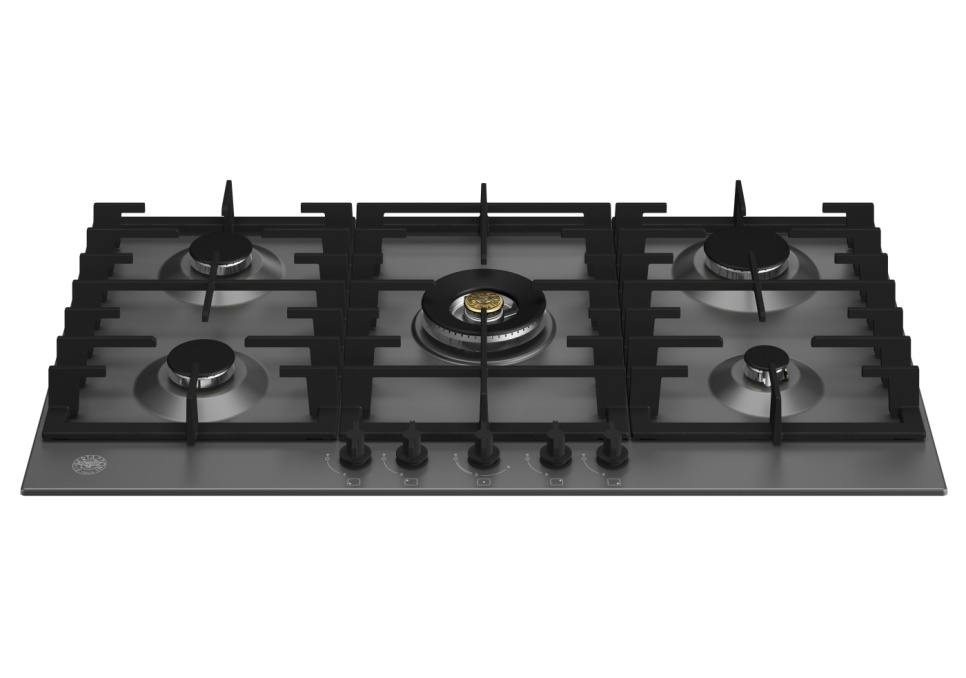 Matt black, gas hob, 90 cm, Modern - Bertazzoni in the group Barbecues, Stoves & Ovens / Stoves / Gas & induction hobs at KitchenLab (1403-20782)