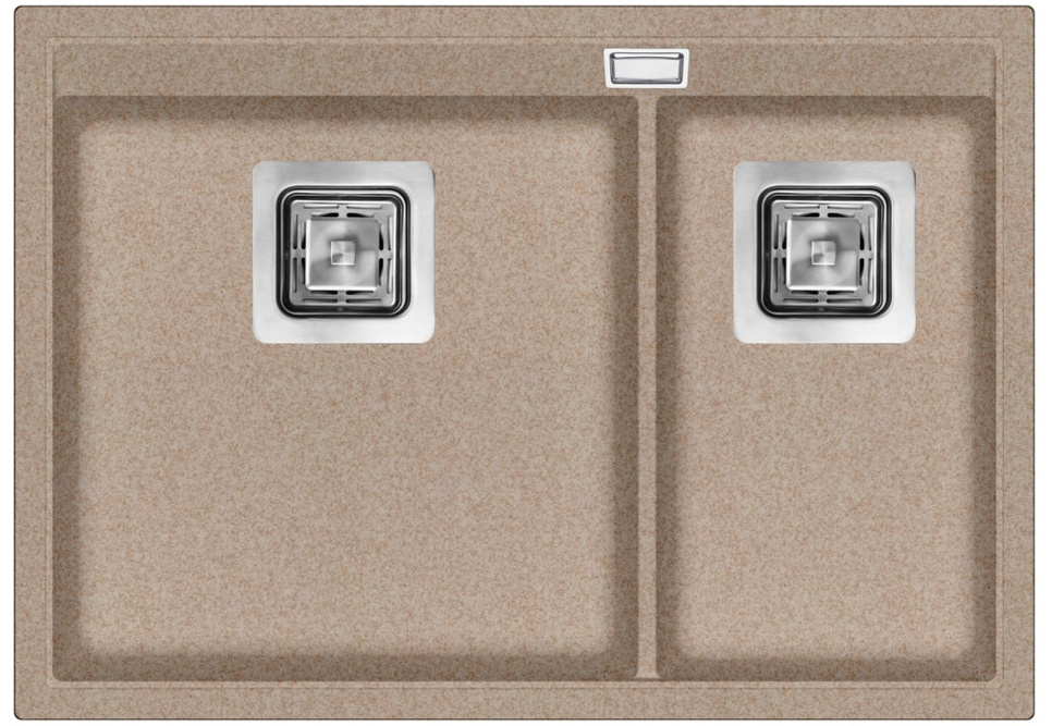 Composite double sink - Delicia SQD150