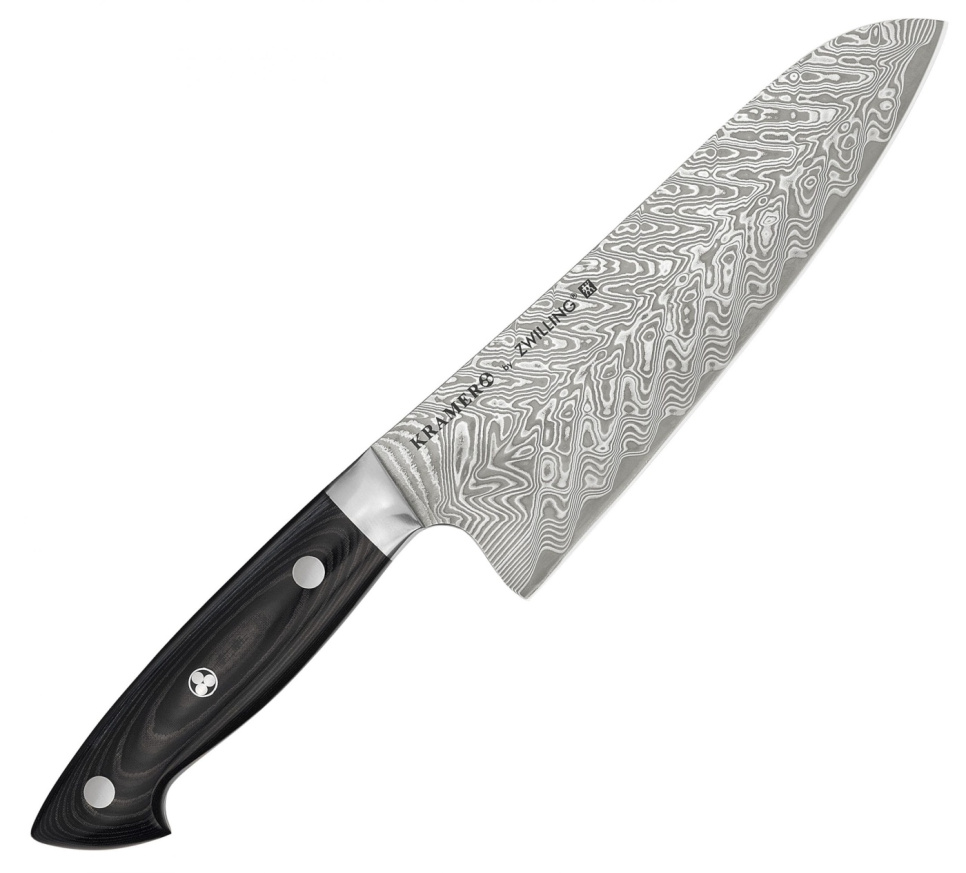 Bob Kramer Damascus Santoku knife, 18cm in the group Cooking / Kitchen knives / Santoku knives at KitchenLab (1418-12893)