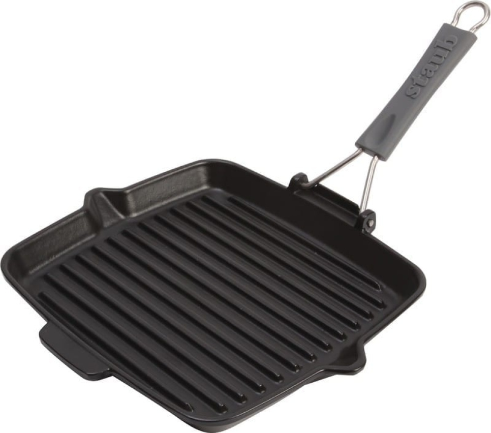 Cast iron Griddle pan, 24x24 cm - Staub in the group Cooking / Frying pan / Grill pans at KitchenLab (1418-12932)