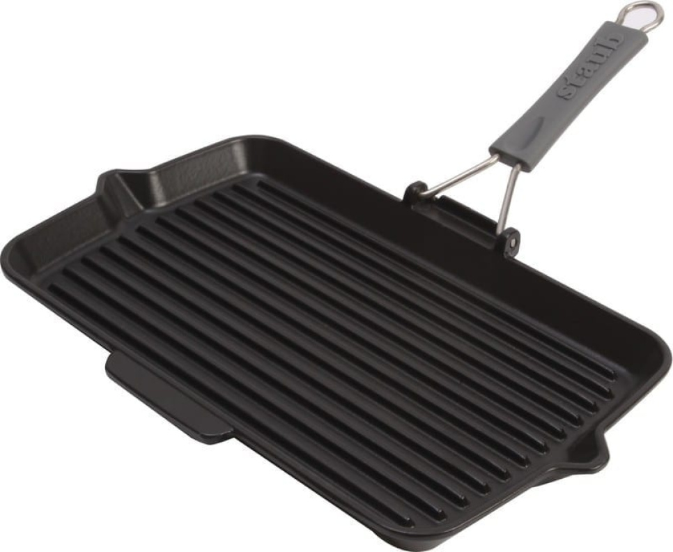 Cast iron Griddle pan, 34 x 21 cm - Staub in the group Cooking / Frying pan / Grill pans at KitchenLab (1418-12933)