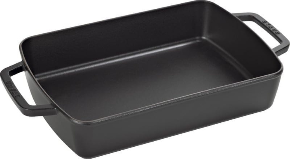 Cast iron baking dish, 30x20 cm, black - Staub in the group Cooking / Oven dishes & Gastronorms / Oven tins at KitchenLab (1418-13098)