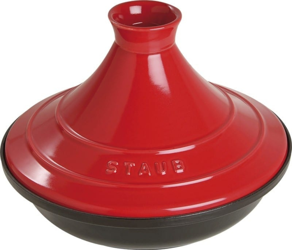 Tajine in cast iron, 28 cm, black/red - Staub in the group Cooking / Pots & Pans / Tagine pot at KitchenLab (1418-13101)