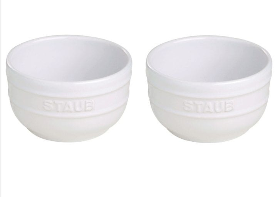 Stoneware ramekin, 2-pack, 8cm, White - Staub in the group Table setting / Other for Table Setting & Serving / Ramekins at KitchenLab (1418-13525)