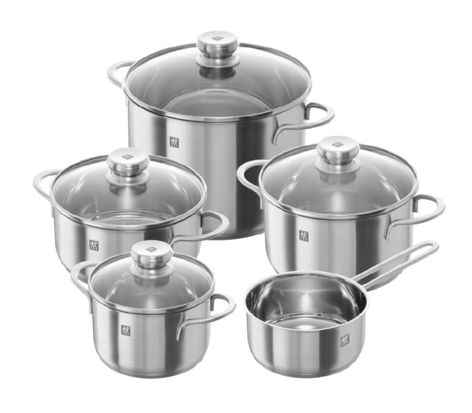 Set de casseroles 4 casseroles + casserole - Zwilling Twin Nova dans le groupe Cuisine / Casseroles et poêles / Casseroles l\'adresse The Kitchen Lab (1418-13893)