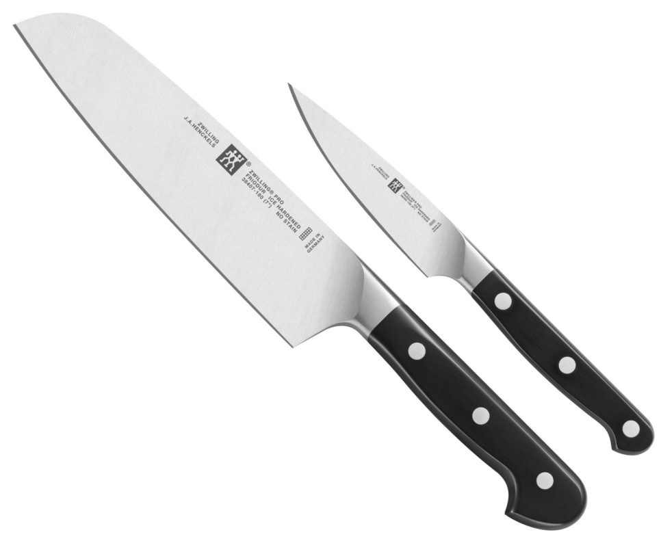 Knife set Santoku knife + Paring knife - Zwilling Pro in the group Cooking / Kitchen knives / Knife set at KitchenLab (1418-14095)
