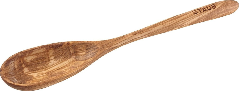 Olive wood spoon - Staub in the group Cooking / Kitchen utensils / Spades & scrapers at KitchenLab (1418-16960)