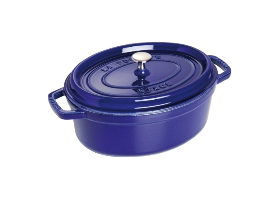 Oval cast iron pan, Blue - Staub in the group Cooking / Pots & Pans / Pots at KitchenLab (1418-17419)