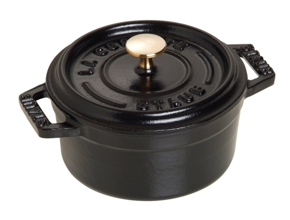 Enameled cast iron pan, Black - Staub in the group Cooking / Pots & Pans / Pots at KitchenLab (1418-17429)