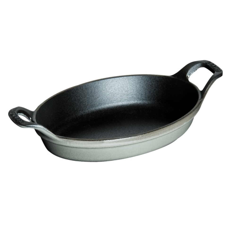 Oval baking dish in cast iron, grey - Staub in the group Cooking / Oven dishes & Gastronorms / Oven tins at KitchenLab (1418-17593)