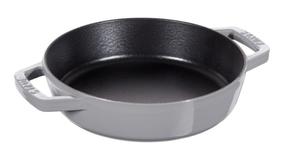 Sauté pan with two handles, grey - Staub in the group Cooking / Frying pan / Sauteuse at KitchenLab (1418-17611)