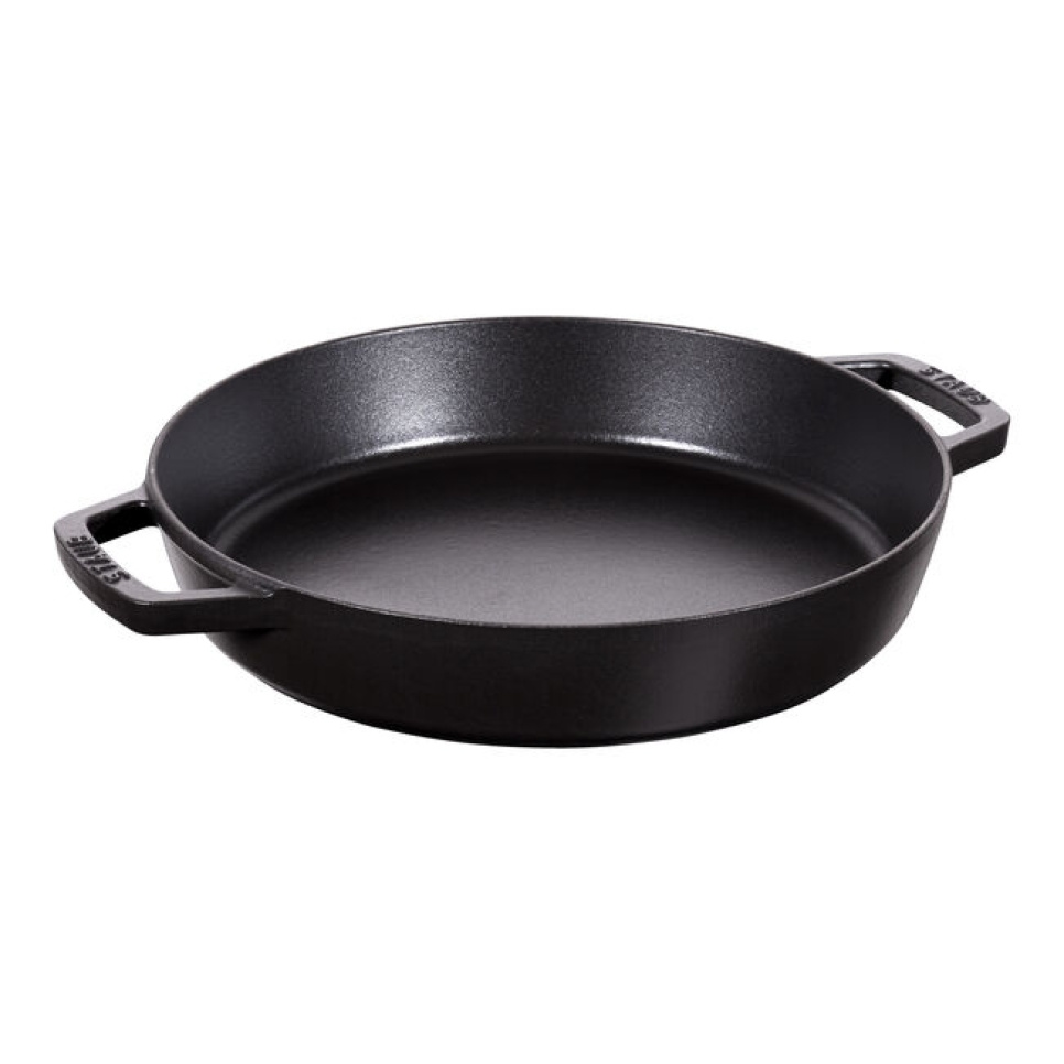 Poêle avec Deux Poignées, Noire - Staub dans le groupe Cuisine / Poêle à frire / Poêles à frire l\'adresse The Kitchen Lab (1418-17682)