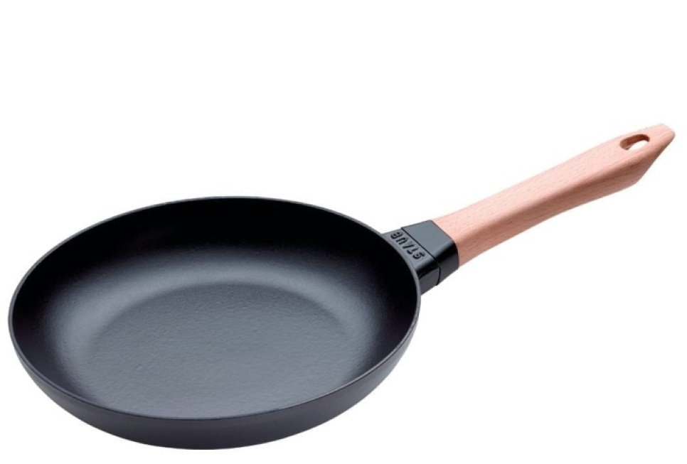 Cast iron frying pan, light wooden handle - Staub in the group Cooking / Frying pan / Frying pans at KitchenLab (1418-17687)