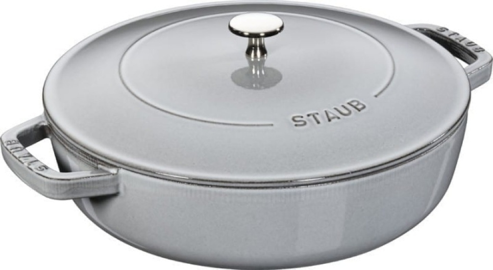 Christera sauté pan, grey - Staub in the group Cooking / Frying pan / Sauteuse at KitchenLab (1418-27106)