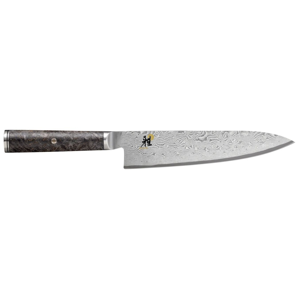 Gyoto 20 cm, 5000 MCD 67 mit schwarzen Ahorngriffen - Miyabi in der Gruppe Kochen / Küchenmesser / Kochmesser bei The Kitchen Lab (1418-27391)