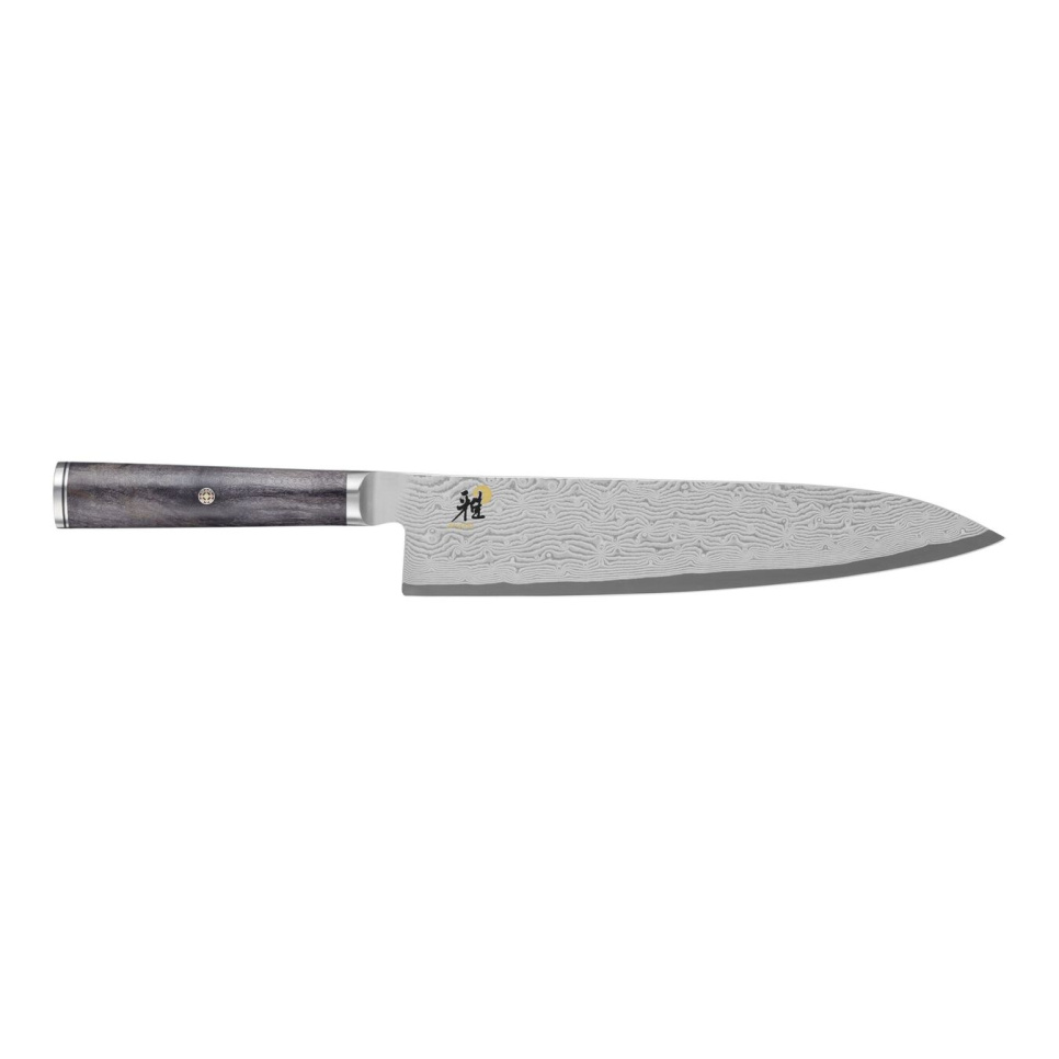 Gyoto 24cm, 5000 MCD 67 avec des poignées d\'érable noir - Miyabi dans le groupe Cuisine / Couteaux de cuisine / Couteaux de chef l\'adresse The Kitchen Lab (1418-27392)