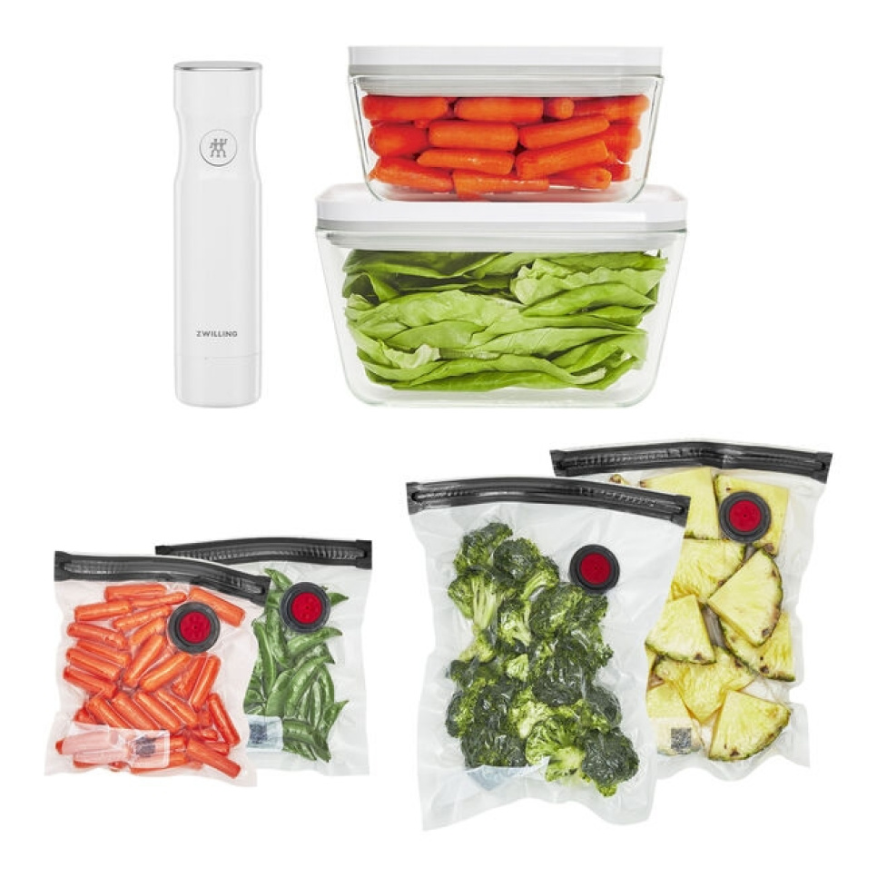 Komplettes Starterset Fresh & Save - Zwilling in der Gruppe Kochen / Sous Vide / Zip- und Vakuumbeutel bei The Kitchen Lab (1418-27404)