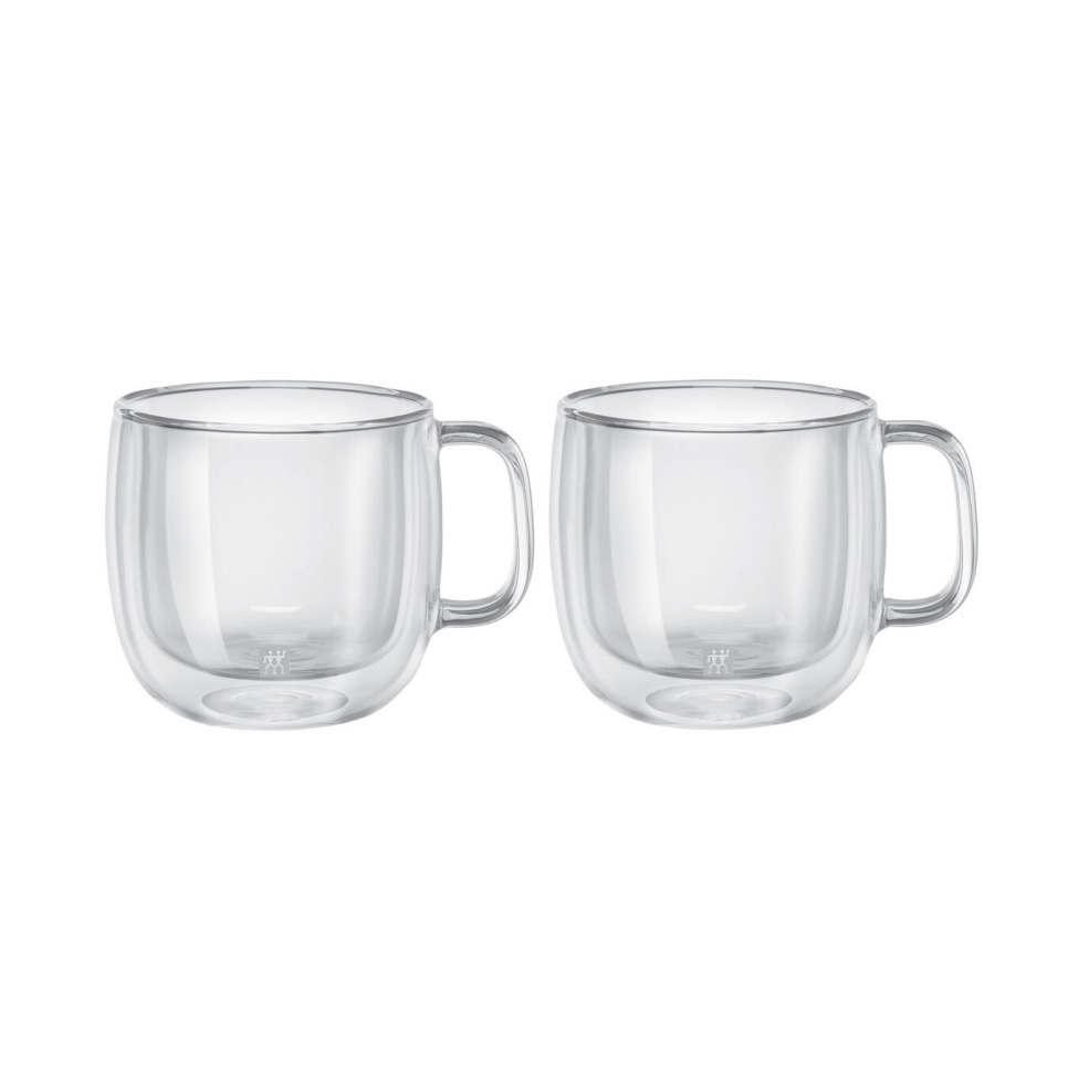 Cappuccino-Tasse/Teetasse in Doppelwandglas, 2-Pack, Sorrento - Zwilling in der Gruppe Tee & Kaffee / Kaffeezubehör / Kaffeetassen bei The Kitchen Lab (1418-27413)